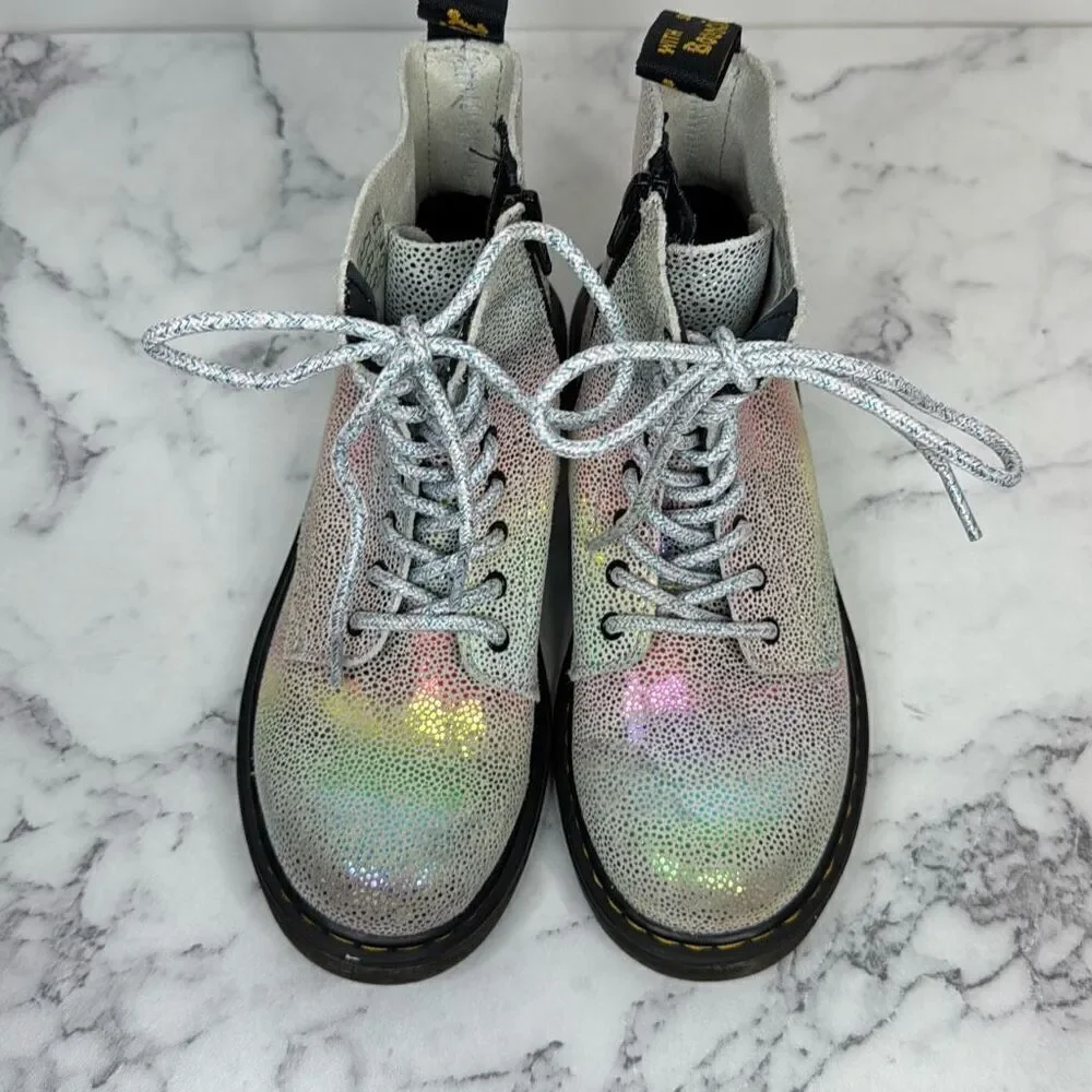 Dr. Martens Pascal Iridescent Lace Up Boots 2